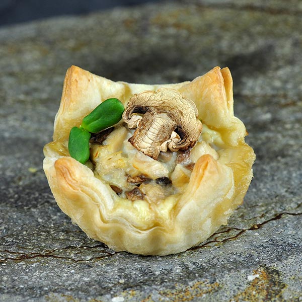 Мини-киш с курицей и грибами, 35 г
